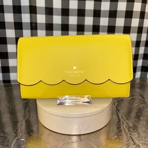 Kate Spade New York Gemma Small Vibrant Yuzu Jam Yellow Crossbody NWOT